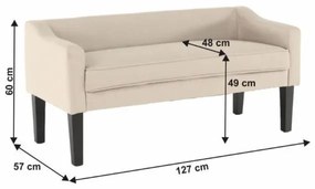 FIRONA bézs/fekete pad