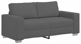 sötétszürke kordbársony szövet loveseat kanapé 140 cm