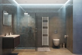 Törölközőszárító radiátor 40 x 180 cm - Nero Italia (fehér)