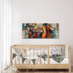 Kép - Hangszerek (120x50 cm)