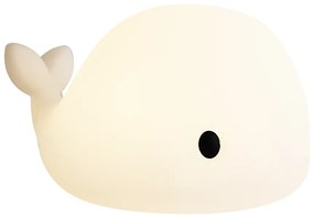 Asztali lámpa fehér 30 cm dimmelhető LED-del IP54 újratölthető - Baby Whale