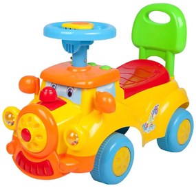Gyerek jármű Baby Mix Boldog Vonat sárga