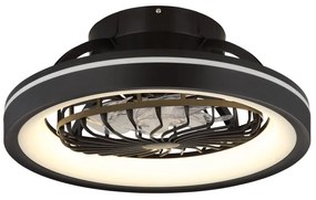 Globo Deanne 03665 távirányítós mennyezeti ventilátoros lámpa, 40W+6W RGB LED, 2700K-6500K+RGB, 2400 lm