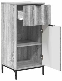 Fürdőszoba bútor szett 2 pcs Szürke sonoma 39.5 x 36 x 88 cm