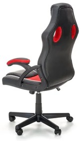 KENU irodai szék, fekete/piros