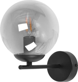 KAJA K-5307 GAMMA Fekete Színű Fali Lámpa 1xE14 10W IP20