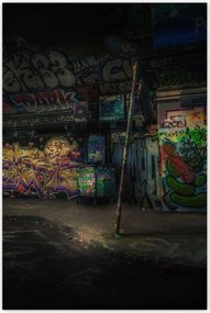 Poszterek 80x120 Graffiti Utcaművészet
