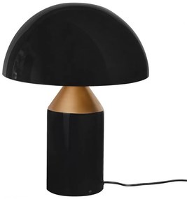 KH Fungo asztali design lámpa fekete és arany - alumínium