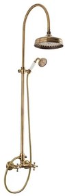 Paffoni Ricordi zuhanyrendszer csapos csapteleppel bronz ZCOL000BR