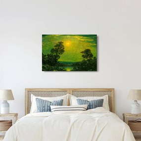 Kép - Imitator of Ralph Albert Blakelock, Moonlight, reprodukciók (90x60 cm)