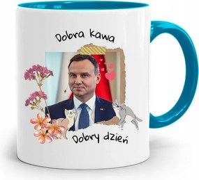 Kék Bögre Elnök András Duda Jó Kávé