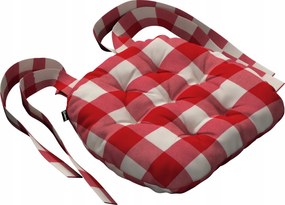 Márton székpárna 37x40 piros-fehér kockás (5,5x5,5cm)