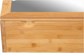 Bambusa fürdőszobai szekrény tükörrel - Wenko