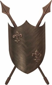 Elstead klasszikus vintage fali lámpa crusader barna elscrusader-w-l