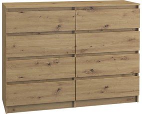 M8 120 komód, tölgy