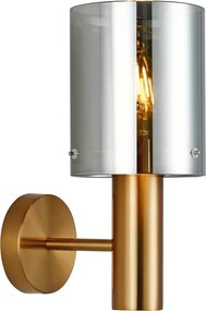 Italux glamour modern fali lámpa sardo füstös sárgaréz itxwl-5581-1a-bro+sg
