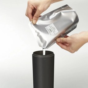 Fekete műanyag szappanadagoló 500 ml Round – YAMAZAKI