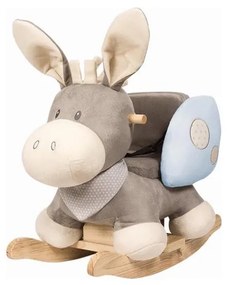 Nattou - Ringató CAPUCCINO szamár kék 211253