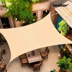 Rana napvitorla négyszög alakú 4x5 m bézs