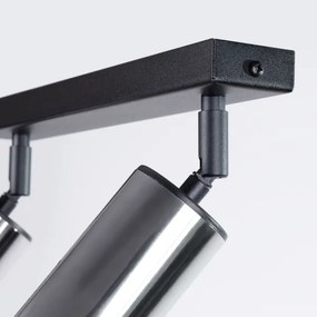 Sollux SL.1367 - Spotlámpa WINX 2xGU10/10W/230V fekete/króm