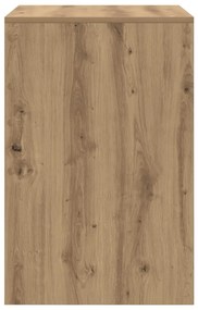 vidaXL Íróasztal Művészi tölgy Mérnöki fa 60 x 50 x 76 cm Íróasztal