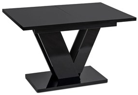 Étkezőgarnitúra 4 db. Székkel. Bővíthető asztal CLARK 120-160 + 4 db. Szürke étkezőszék. ROBIN