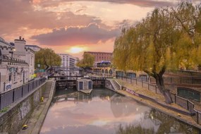 Poszter 45x30cm Regenta csatorna a Camden piacon, Assaf Frank