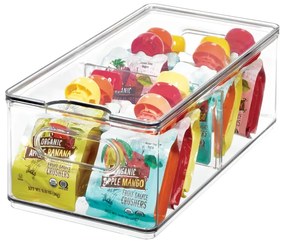 Átlátszó tárolódoboz fedéllel, 30,5 x 15,2 x 10,8 cm - iDesign The Home Edit