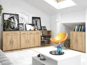 Komód, tölgyfa artisan, RESITA TYP 3