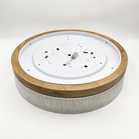 Brilagi - BELLADONNA LED mennyezeti lámpa, LED/36W/230V, átm. 50 cm, fehér/tölgy