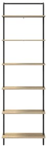Könyvespolc sonoma tölgy 60 x 24 x 203 cm Faanyag