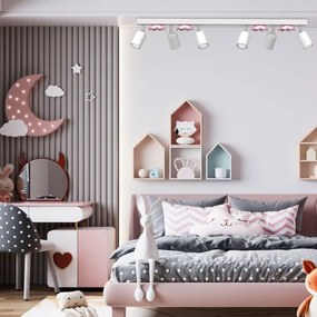 Spotlámpa FLOWER 6xGU10/8W/230V fehér