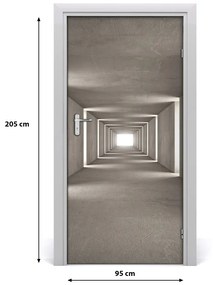 Ajtó méretű poszter A beton alagút 95x205 cm
