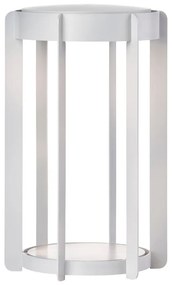 Világosszürke USB kültéri LED lámpás (magasság 30 cm) Firefly – Zone