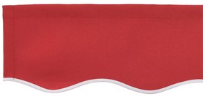 napellenző valance 6 m kerethez Piros 5.8x0.2 m