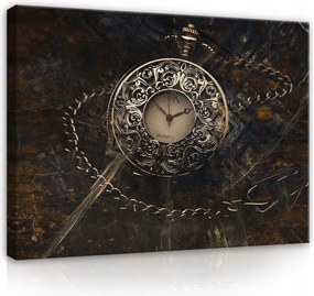 Vászonkép 100x75 Zsebóra idő memória történelem antik rejtély