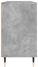 betonszürke szerelt fa fürdőszobaszekrény 80 x 33 x 60 cm