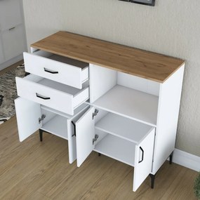 Jeby Walnut and White szekrény