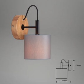 Briloner 2075-014 - Fali lámpa 1xE14/25W/230V