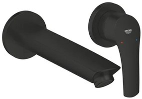 Mosdó csaptelep GROHE Eurosmart vakolat alatti rész nélkül fekete matt 293382433