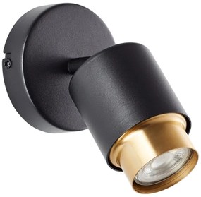 Brilliant - LED fali spotlámpa COVELO 1xGU10/5W/230V fekete/arany