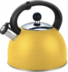 Sárgaszínű Rozsdamentes Acél Vízforraló Síppal, Gáz És Indukciós Főzőlaphoz, 1,5 L-es, Hjorta Anna