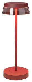 Redo 90311- LED Dimmelhető asztali lámpa ILUNA LED/2,5W/5V 3000 mAh IP65 piros