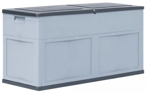 szürke/fekete kerti tárolóláda 320 L
