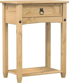 vidaXL Corona tömör fenyőfa konzolasztal 55 x 35 x 73 cm