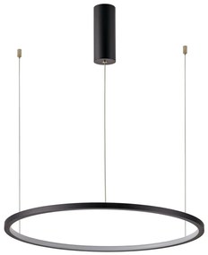 Italux Vinola PND-56135B-100RPP-BK-3KS4K-TRDIMM Függőlámpa 1x58W/LED 3000K|4000K 4640lm IP20