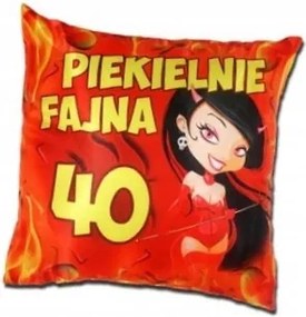 Ajándék 40. születésnapra Nőnek, Barátnőnek, Feleségnek, Neki Párna