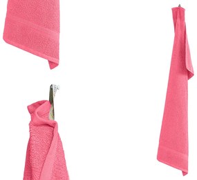 CLARYSSE ELEGANCE fürdőlepedő 70x140 cm korall, 100% pamut