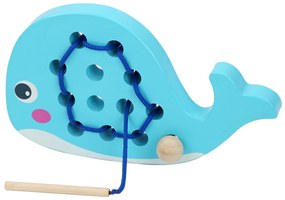 Bálnás fűzős fajáték