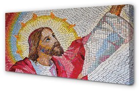 Canvas képek Mosaic Jesus 120x60 cm